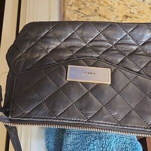 DKNY quilted clutch bag